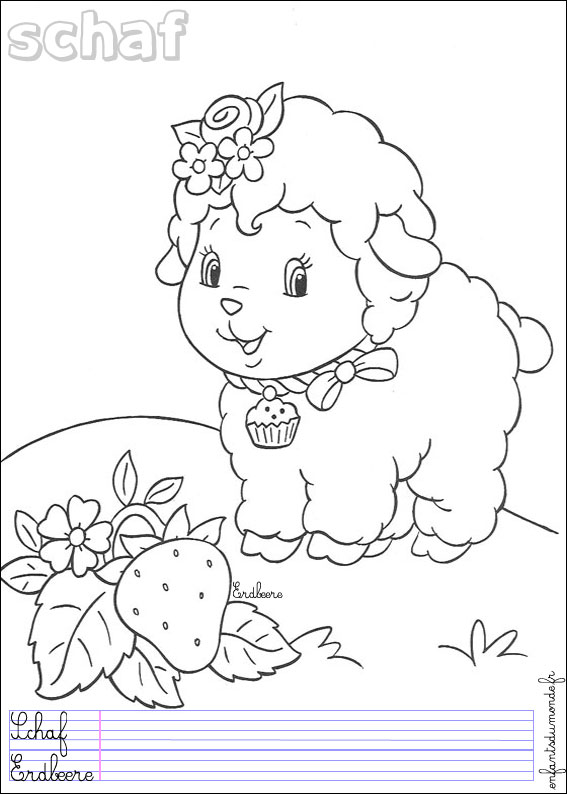 coloriage mouton 2